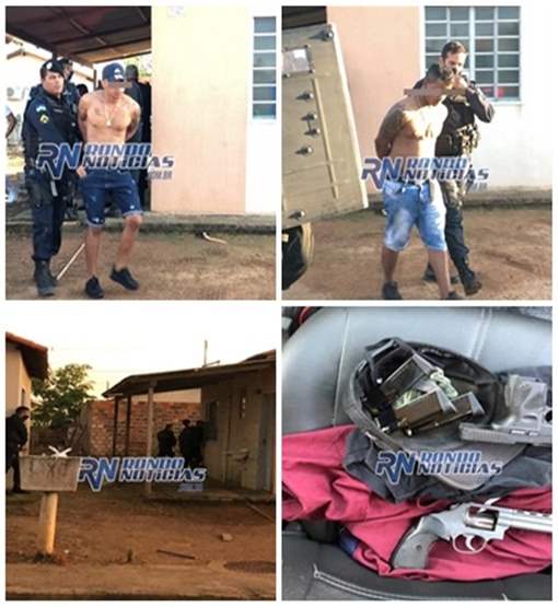 Criminosos são presos após fazer família refém e roubar caminhonete na zona leste