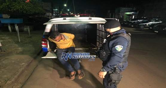 Ex detento é preso em flagrante após roubar moto no bairroTeixeirão
