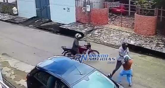 Criminosos atacam mulher e tentam roubar sua bolsa no Marechal Rondon