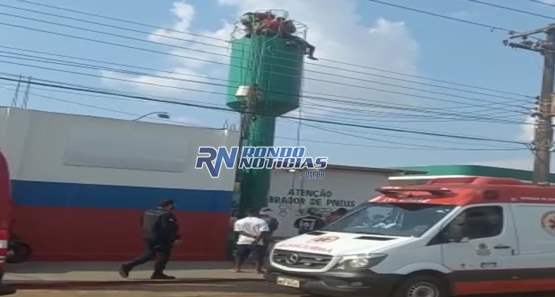 Trabalhador morre quando fazia pintura e limpeza em caixa d'água de posto de combustível