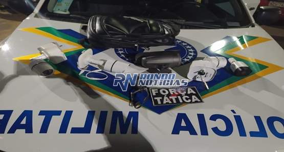 Polícia recupera câmeras de monitoraento furtadas do Morar Melhor
