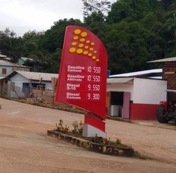 Preço do litro da gasolina passa dos R$ 11 em municípios do interior do Acre 
