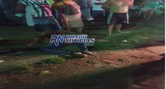 Homem armado tenta roubar residência mas é espancado por família e populares 
