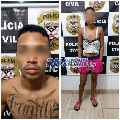 Preso casal que matou homem com facão e feriu  esposa dele gravemente 