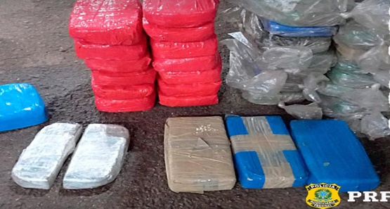 PRF apreende 34 kg de cocaína avaliados em quase R$ 6 milhões