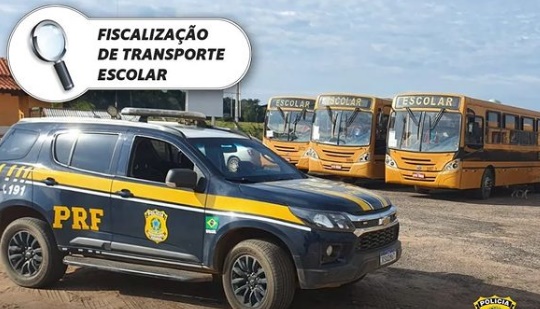 PRF realiza Operação de Fiscalização de Veículos de Transporte Escolar