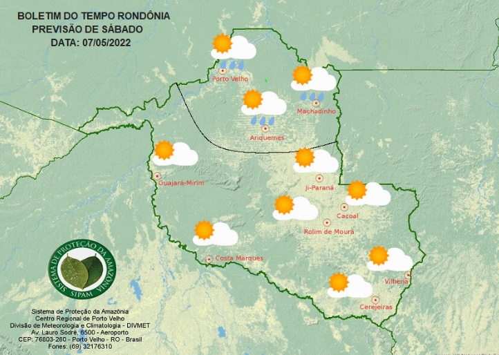 Sábado será de calor intenso, com possibilidade de chuva passageira na capital
