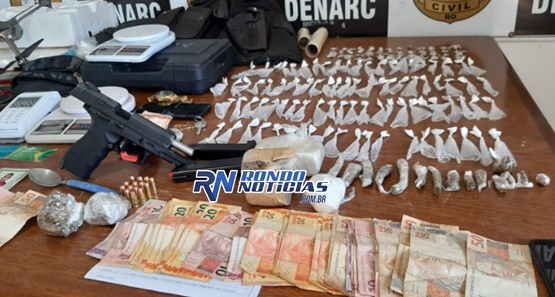 "Família metralha" é presa em Porto Velho  por tráfico de drogas         