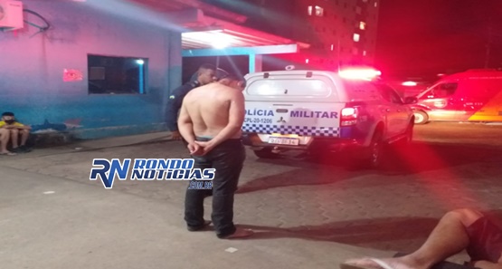 Homem é espancado por populares após agredir esposa e enteados 