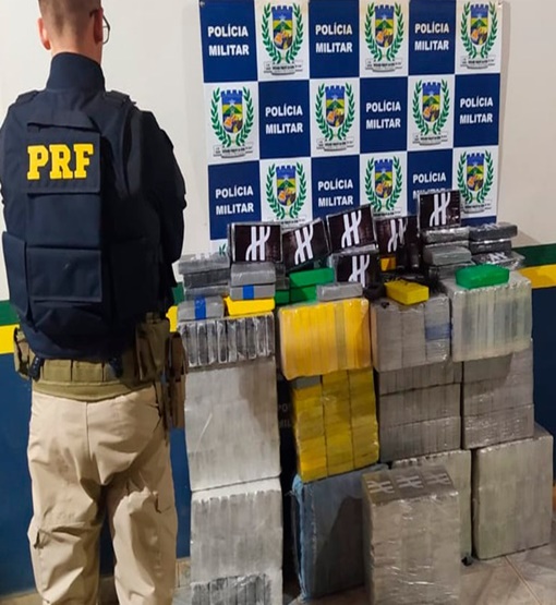 PRF apreende drogas avaliadas em quase R$ 80 milhões
