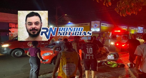 Carro avança preferencial e mata motociclista que estava com esposa e filho na garupa