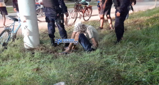 Preso criminoso que ameaçou as vítimas de morte durante assalto 