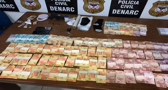Polícia prende taxista por tráfico de drogas e posse ilegal de arma de fogo
