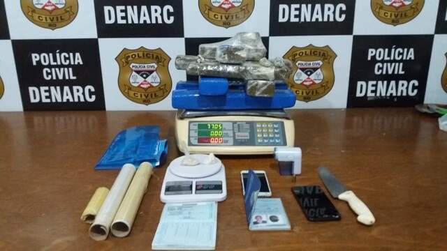 DENARC apreende 08 quilos de maconha em casa na zona leste