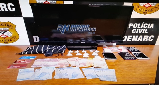 Polícia prende avó e neto que atuavam no comércio de venda de droga