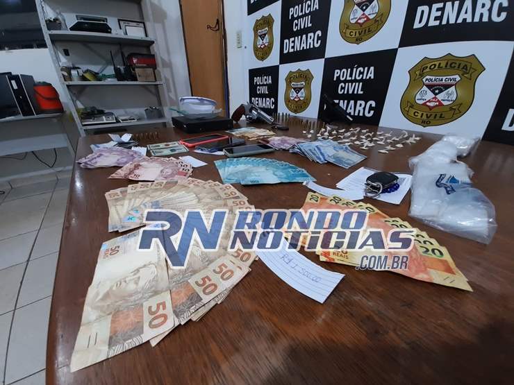 Chefão do tráfico e comparsa caem preso em operação do Departamento de Narcóticos
