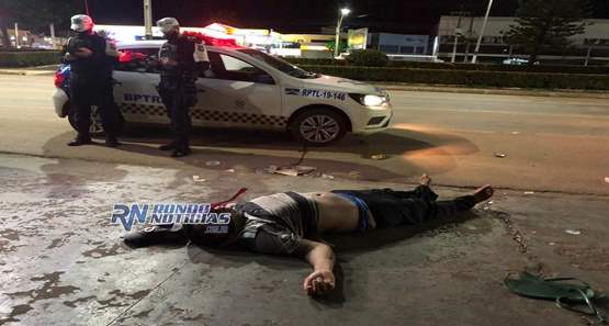 Homem é atacado à pauladas por usuários de droga na Rodoviária 
