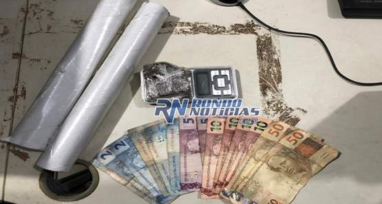 Adolescente é flagrado com maconha e dinheiro na zona leste

