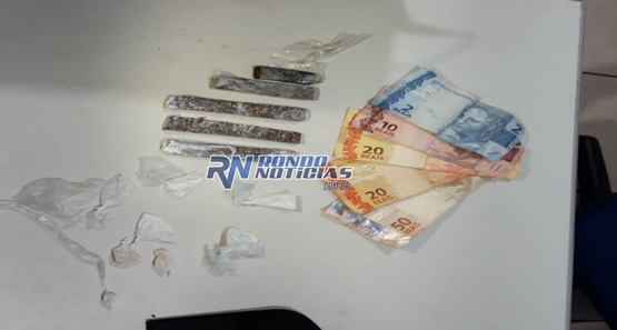 Polícia detém bando comercializando drogas na zona leste da capital