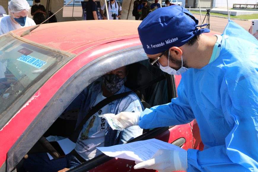 Quase 7 mil testes rápidos em sistema drive-thru foram realizados em RO 