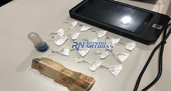 Homem é flagrado pela Polícia Militar vendendo droga na zona rural de Porto Velho