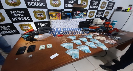 Policiais estouram boca de fumo e prendem pai e filha menor de idade