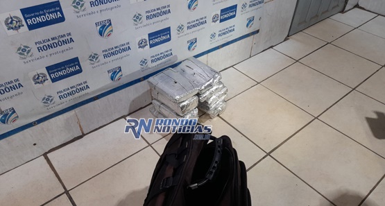 PRF prende na BR-364 jovem de 21 anos transportando na bagagem 12 kg de Skank 