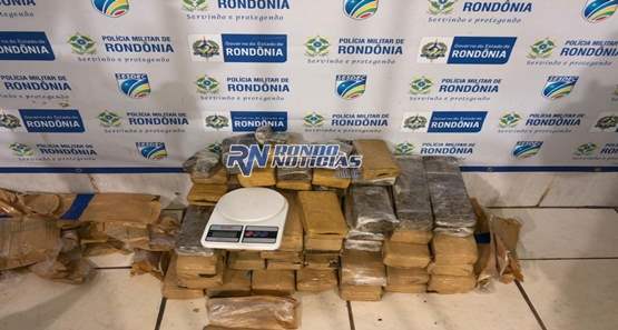 Polícia Militar prende cinco suspeitos com 43 quilos de maconha 
