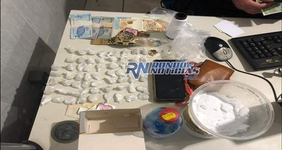 Polícia prende casal vendendo droga na zona leste de Porto Velho
