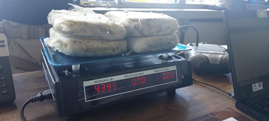 PRF prende passageiro de táxi com droga escondida em isopor com peixes