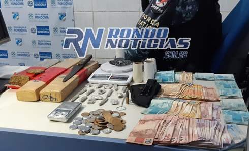 PMs fecham boca de fumo atendida por casal de jovens no Castanheirra