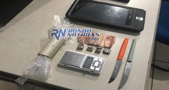 Preso com drogas apenado com tornozeleira eletrônica, no Nacional