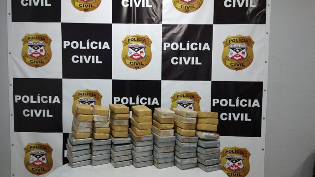 Preso traficante com 70 kg de cocaína avaliados em R$ 2 milhões de reais