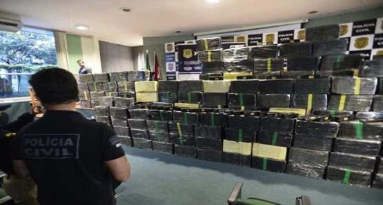 Ministério da Justiça registra recorde de apreensão de cocaína em 2021 no Brasil
