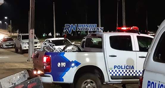 Delinquentes são presos na contramão com motocicleta roubada na BR-364