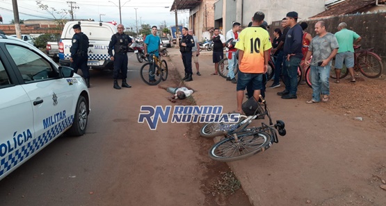 Homem rouba TV foge mas é alcançado e espancado por populares na capital