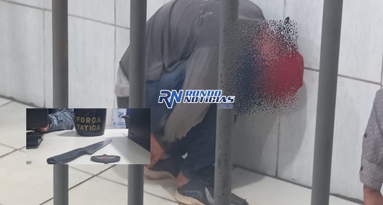 Polícia prende suspeito de roubar mulher em parada de ônibus 