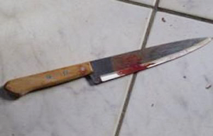 Homem ataca vizinha a facada depois de brigar com sua esposa
