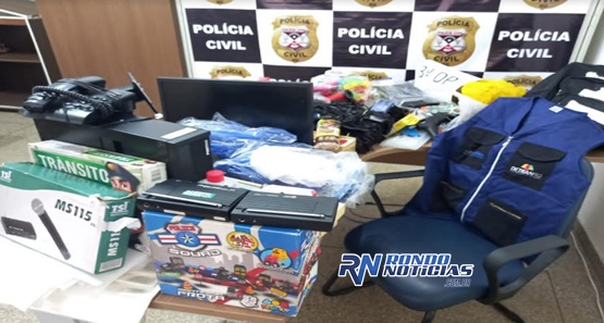 PC prende vigilante e recupera produtos furtados por ele do Detran