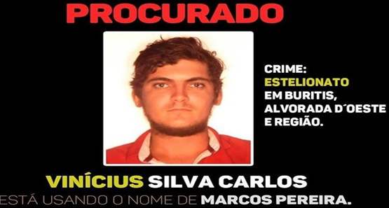 PC pede ajuda para localizar estelionatário acusado de aplicar golpes 