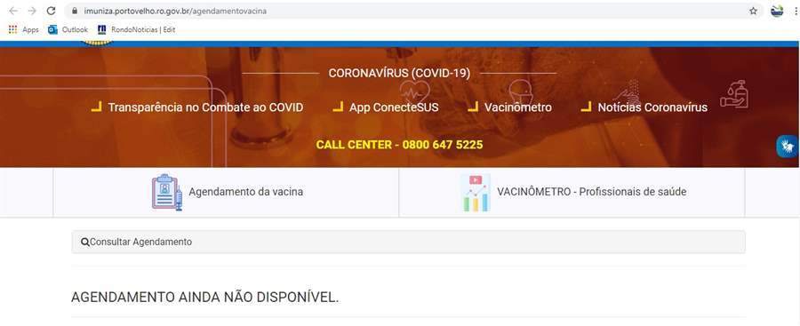 Agendamento para vacinação é esgotado em menos de meia hora