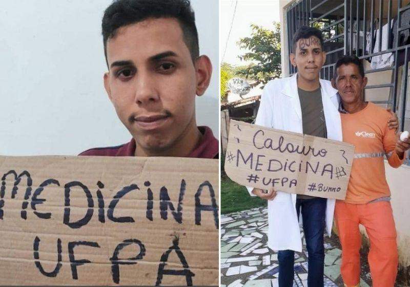 
Filho de gari e diarista é aprovado em Medicina em 2 universidades públicas
