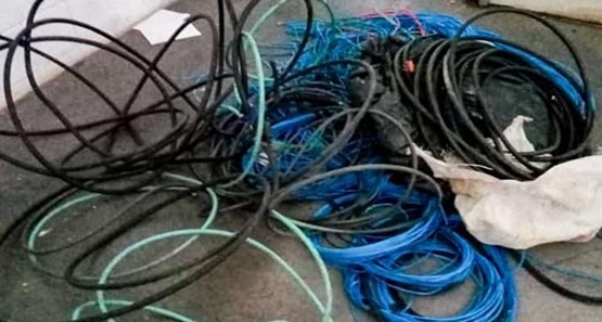 Homem é preso em flagrante após furtar fios da Estrada de Ferro Madeira Mamoré