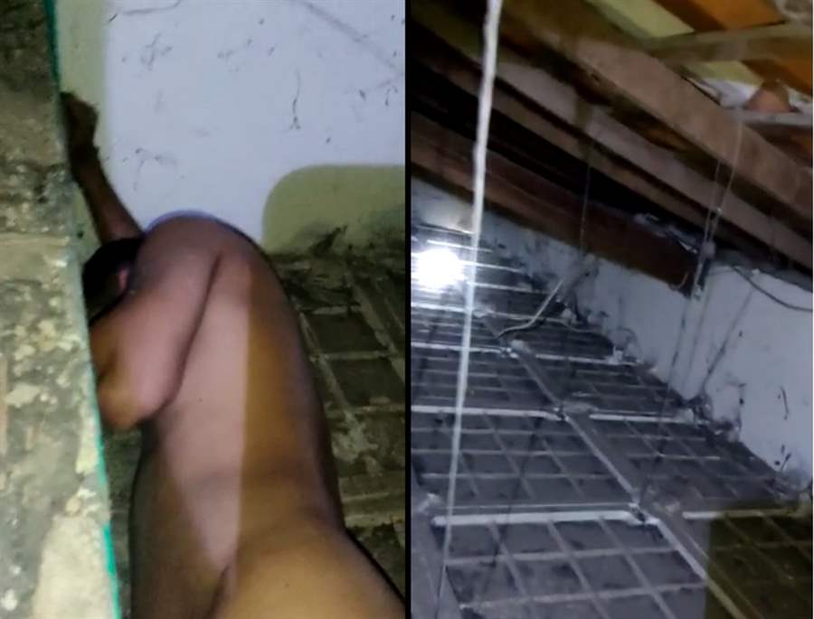 'Rei da ostentação' é preso pela polícia sem roupa escondido no forro de casa