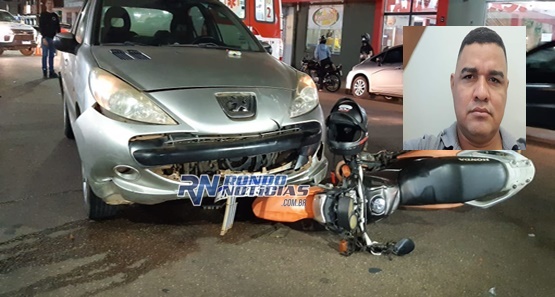 Motorista descuidado sai da garagem colide e mata motociclista em Porto Velho