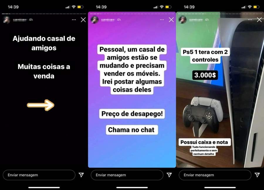 Golpe no Instagram usa perfil de vítima para anunciar ofertas falsas a seguidores