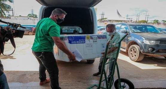 Rondônia recebe 12ª remessa de vacinas contra a covid-19
