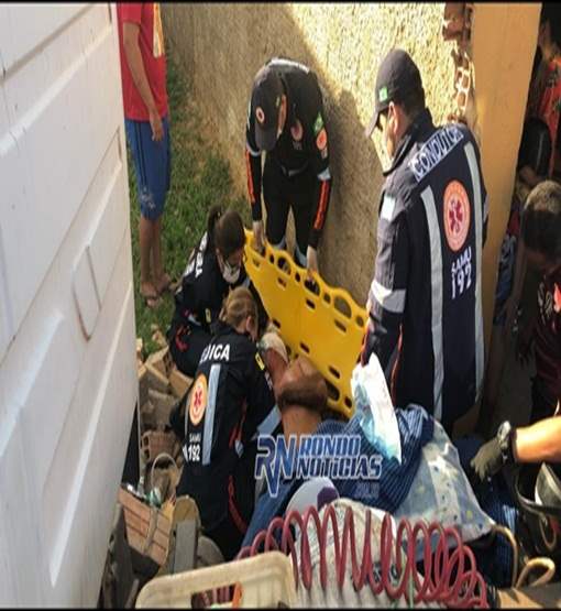 Menor dirigindo caminhão, atropela idoso que fica em estado grave