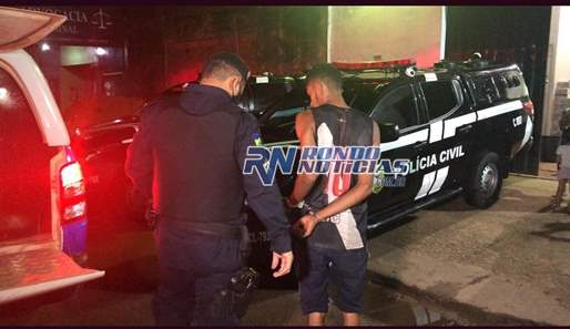 Homem é preso após tentar roubar aparelho celular de mulher 