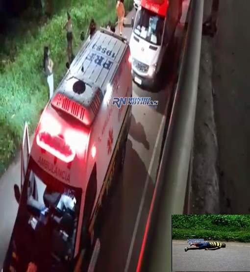 Motociclista tem a perna amputada após queda da Ponte do Madeira
